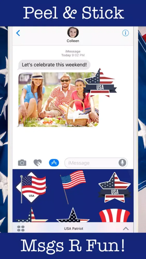 USA American Patriot:July 4th, Memorial, Labor Day स्क्रीनशॉट