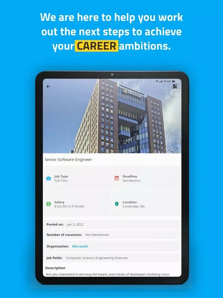 Ảnh chụp màn hình của Scholar Source iPad 