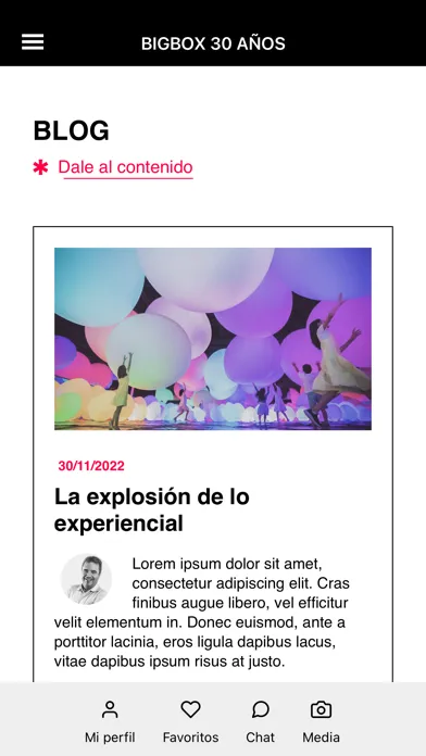Captures d'écran de BigBox