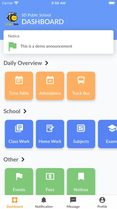 BrightBee - Leading School App स्क्रीनशॉट