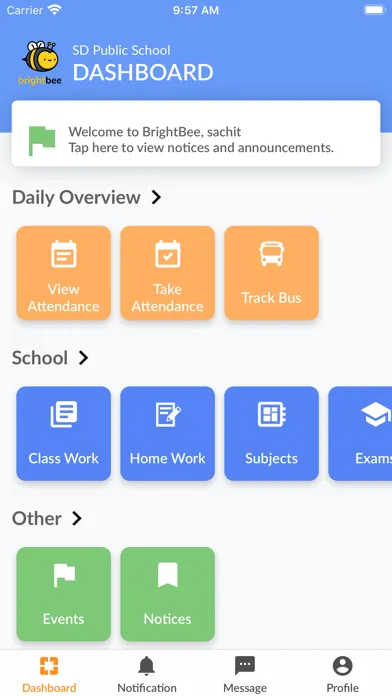 BrightBee - Leading School App स्क्रीनशॉट