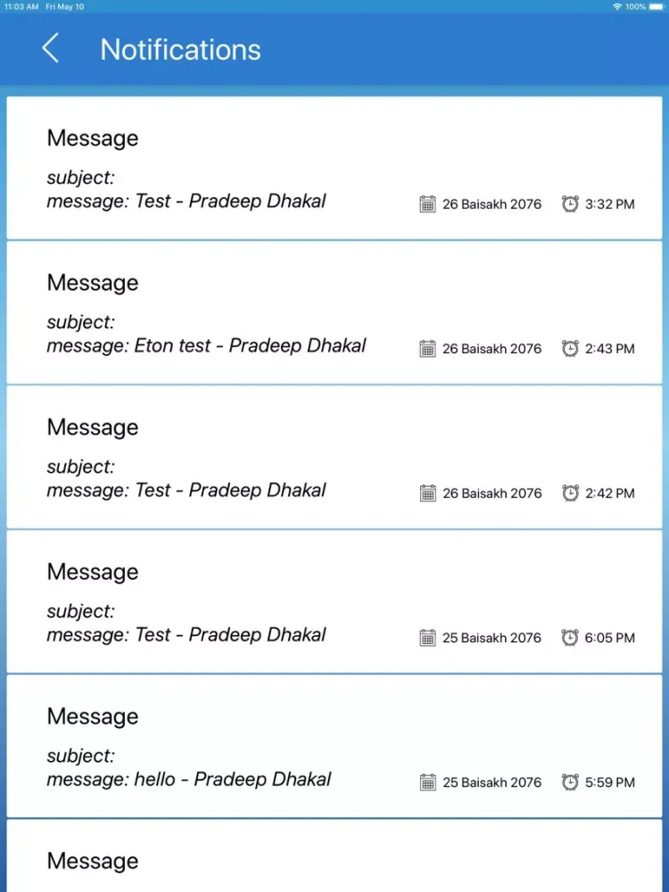 تصاویر Kings College Nepal iPad 