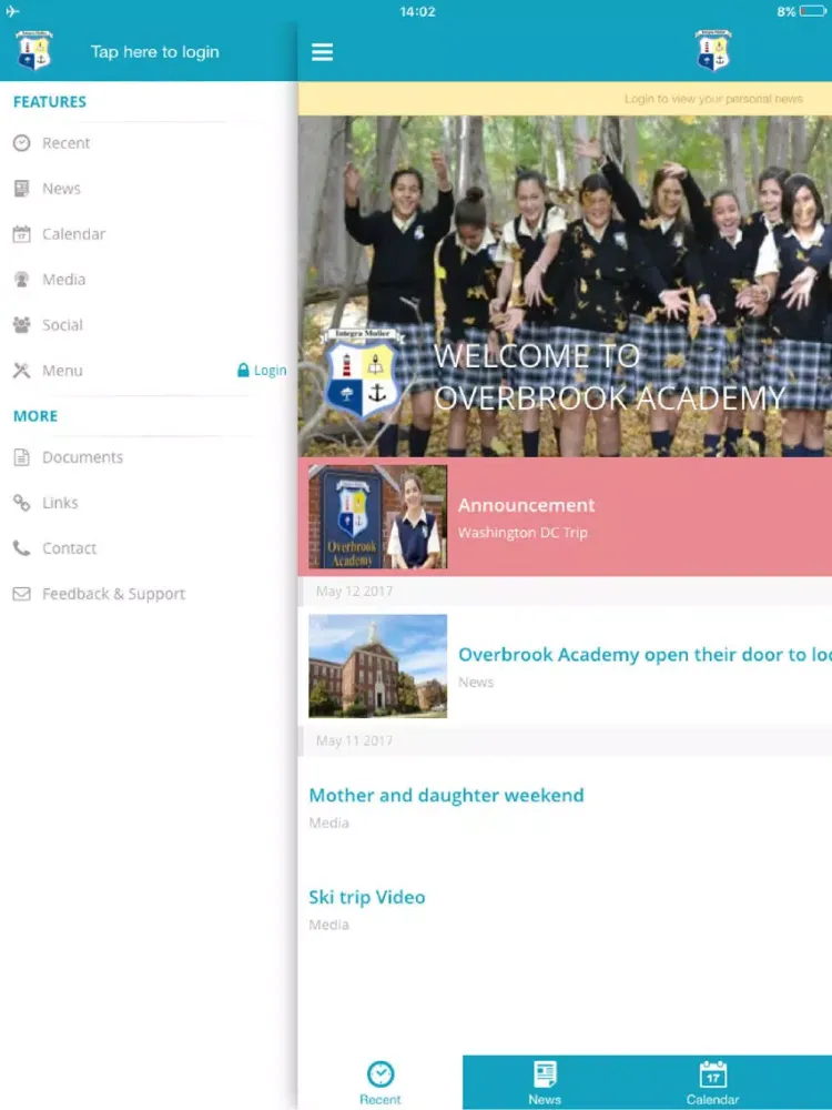 Overbrook Academy iPad  Screenshots