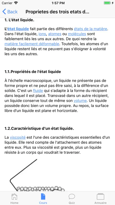 Capturas de pantalla de Chimie 4ème