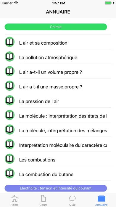 Capturas de pantalla de Chimie 4ème