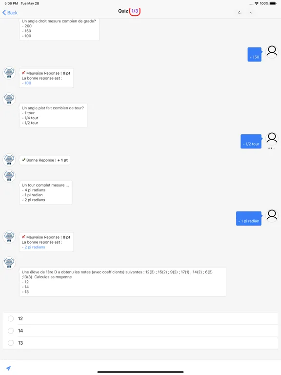 Tangkapan skrin Maths Seconde ES iPad 