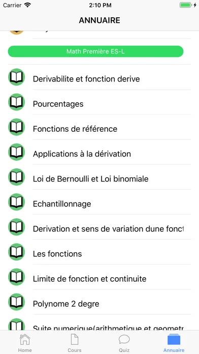 Capturas de pantalla de Maths Première ES