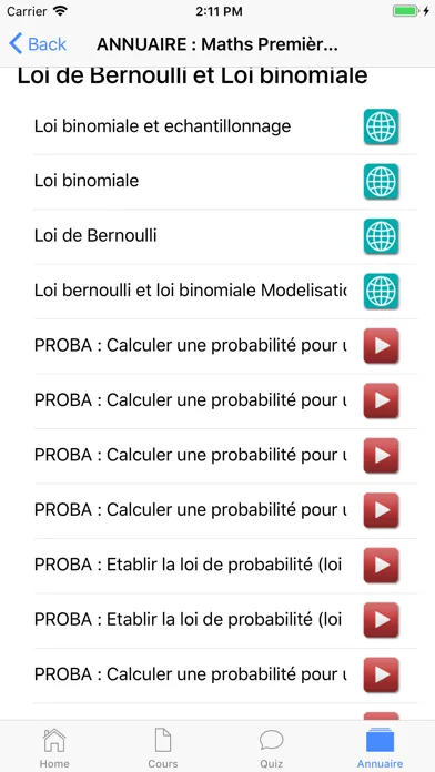 Capturas de pantalla de Maths Première ES