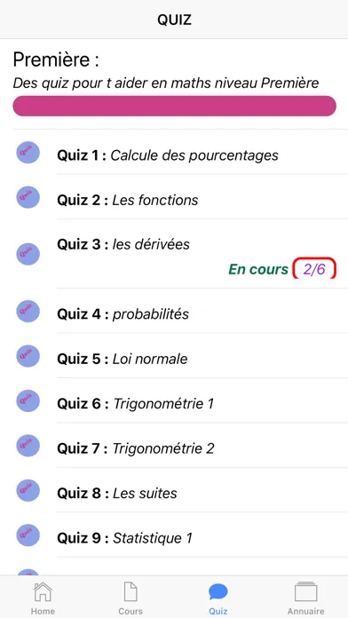 Maths Première S स्क्रीनशॉट
