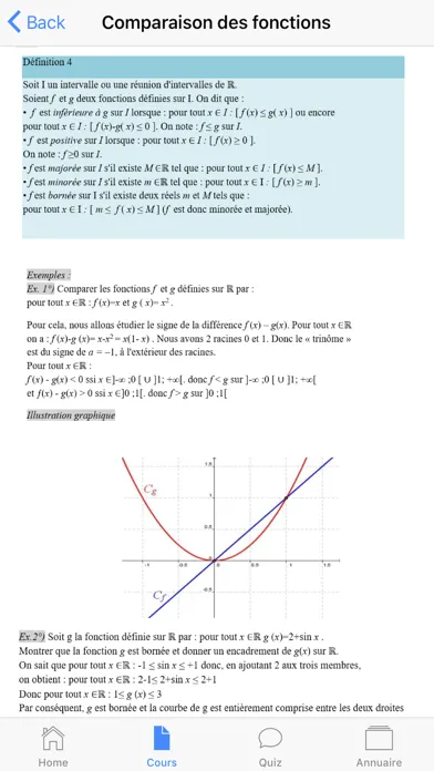 Maths Première S स्क्रीनशॉट