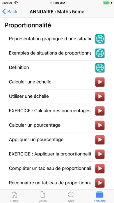 Maths 5ème Ekran Görüntüleri