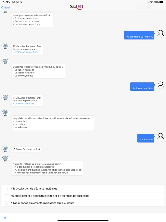 Capturas de pantalla de Physique Première S iPad 