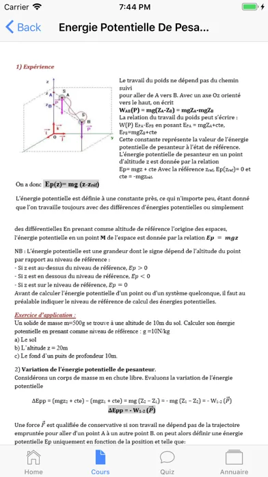 Capturas de pantalla de Physique Première S