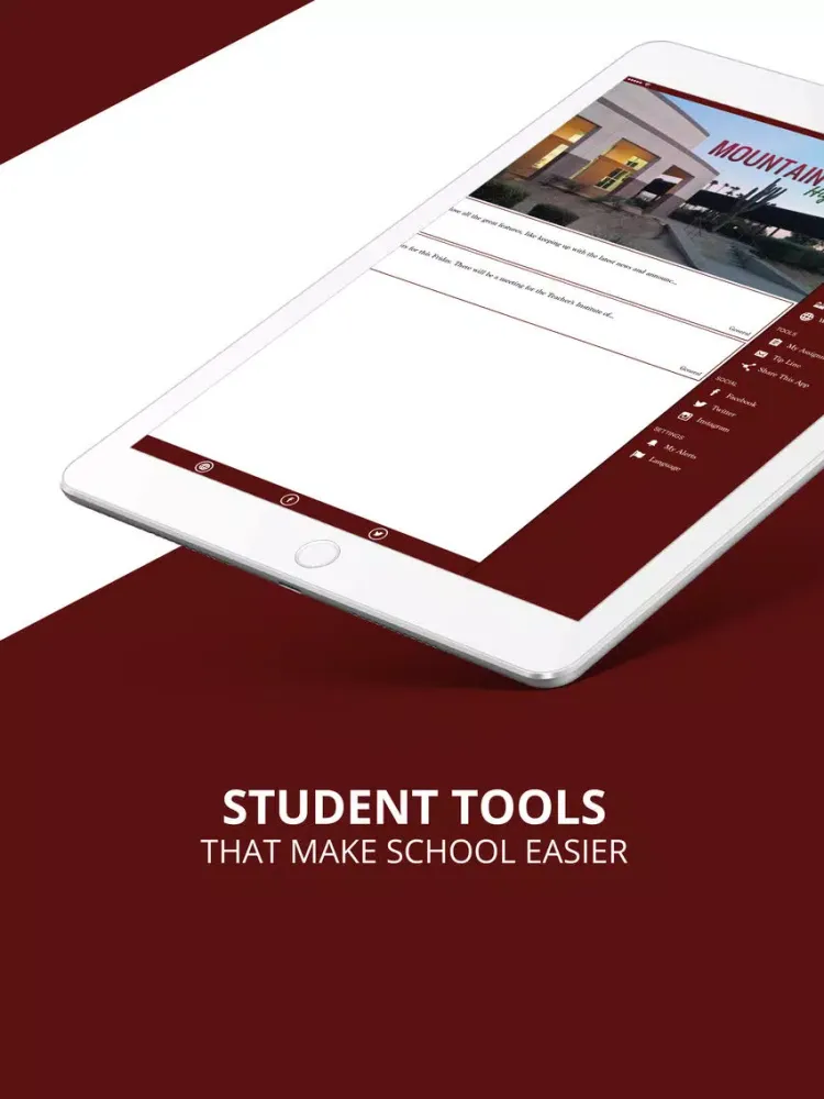 Mountain Ridge High School iPad 应用截图