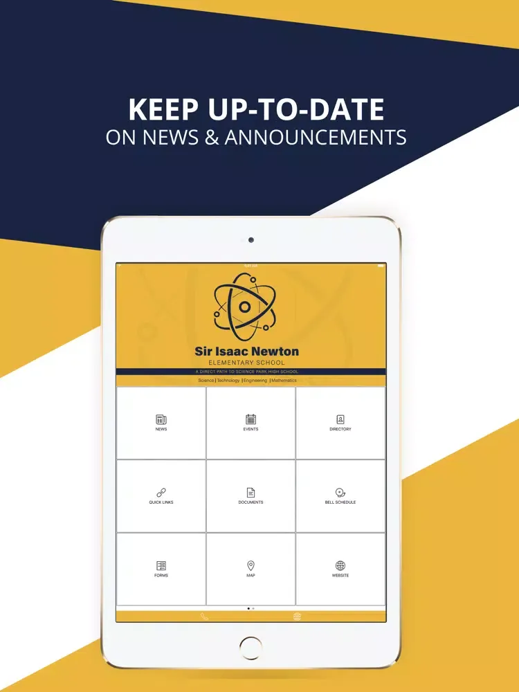 تصاویر Sir Isaac Newton Elementary iPad 