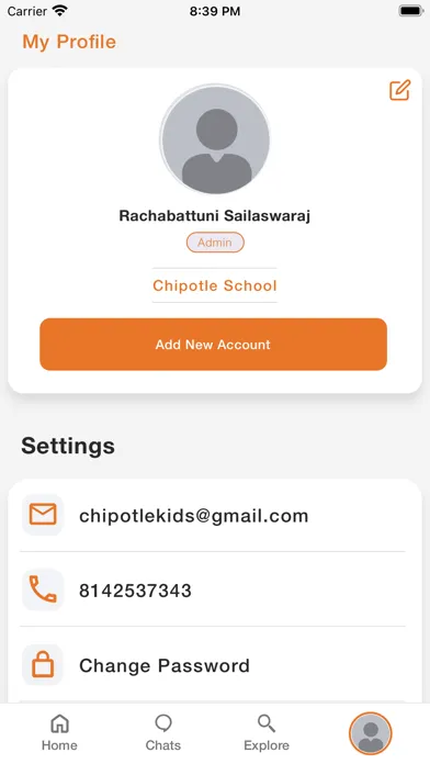 Capturas de tela do Chipotle School