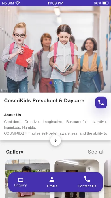 Zrzuty ekranu CosmiKids Preschool & Daycare