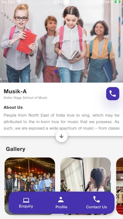 Capturas de tela do Musik-A