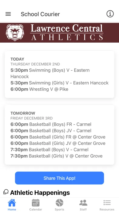 صور Lawrence Central Athletics IN
