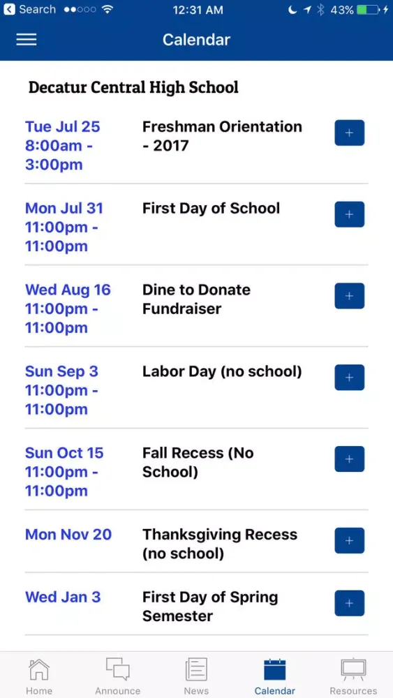 MSD of Decatur Township Screenshots
