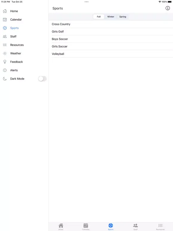 South Ripley Athletics iPad  Screenshots