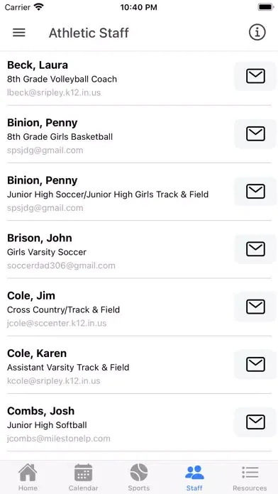 South Ripley Athletics Screenshots