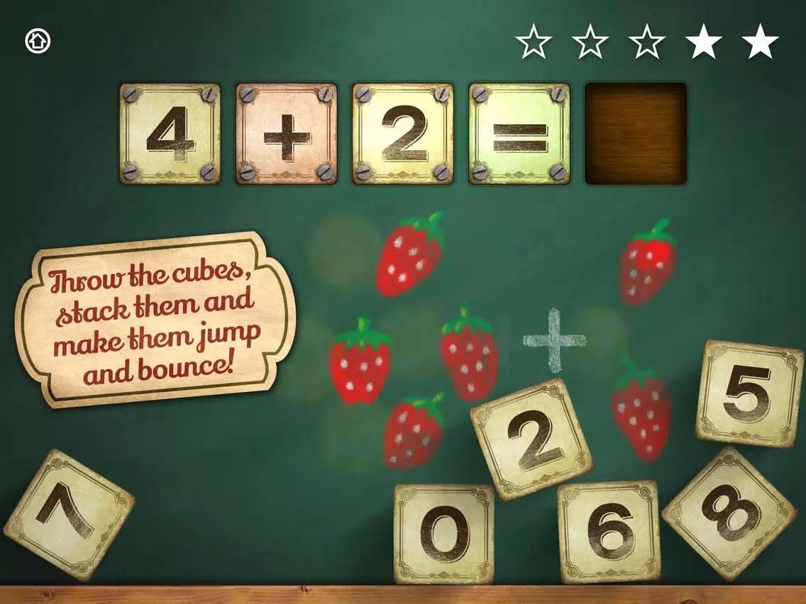 Tangkapan skrin Mathcubes Free: Addition and Subtraction for Kids iPad 