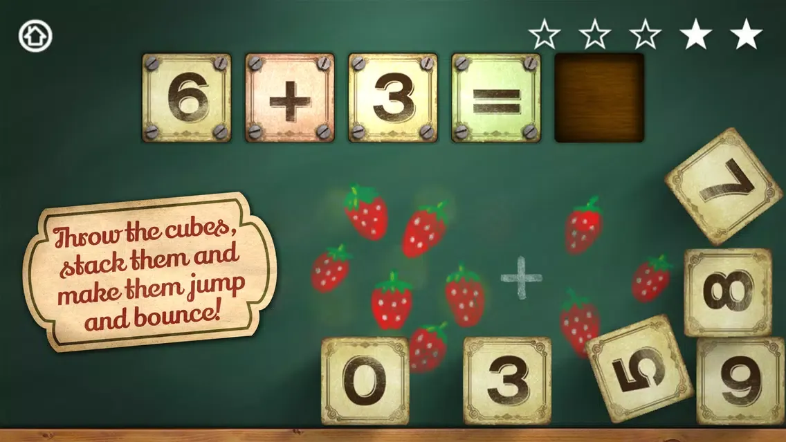 Tangkapan skrin Mathcubes Free: Addition and Subtraction for Kids