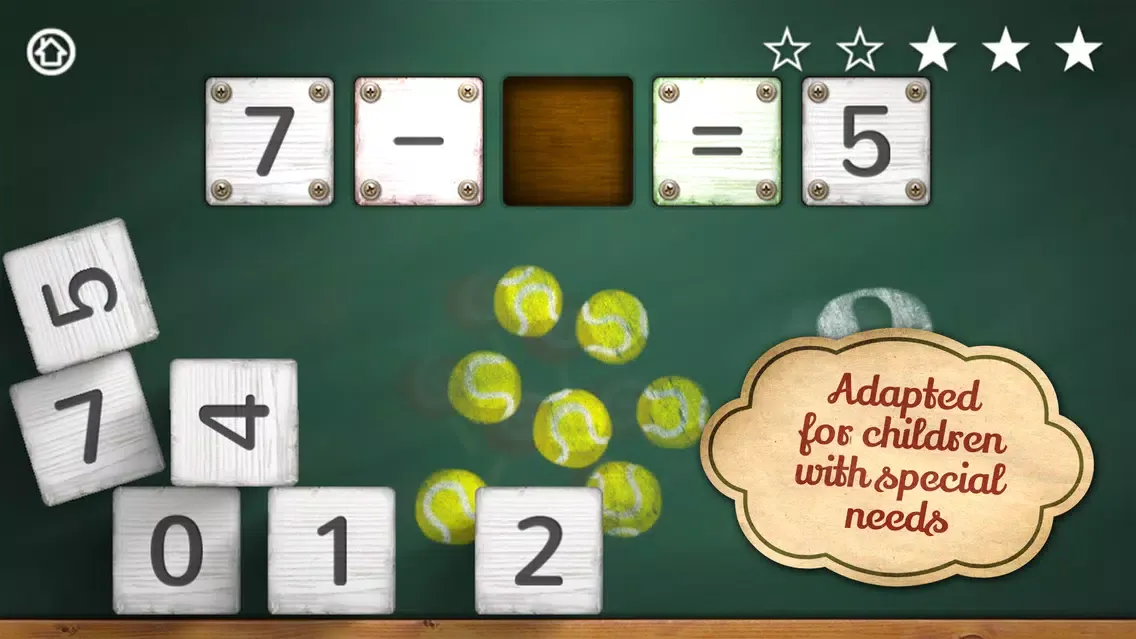 Tangkapan skrin Mathcubes Free: Addition and Subtraction for Kids