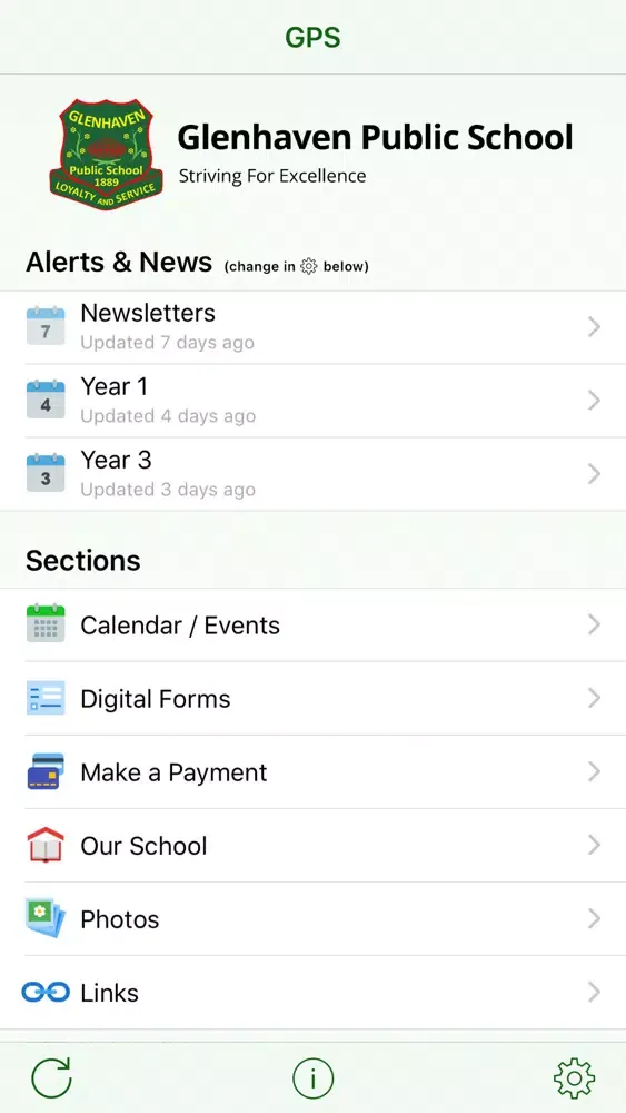 Zrzuty ekranu Glenhaven Public School