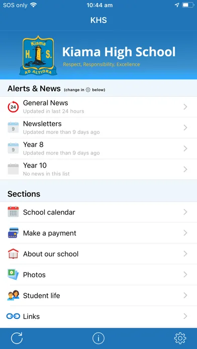 Capturas de pantalla de Kiama High School