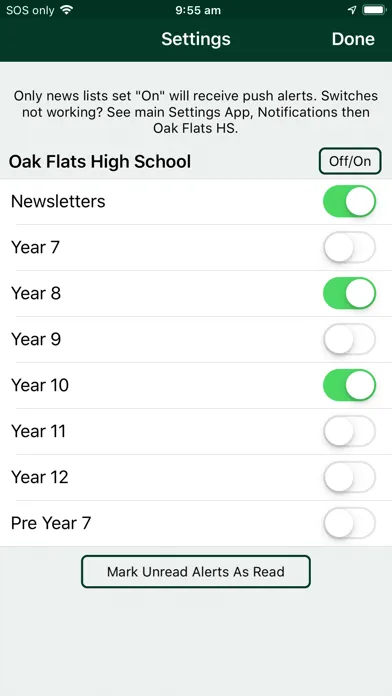 Capturas de pantalla de Oak Flats High School