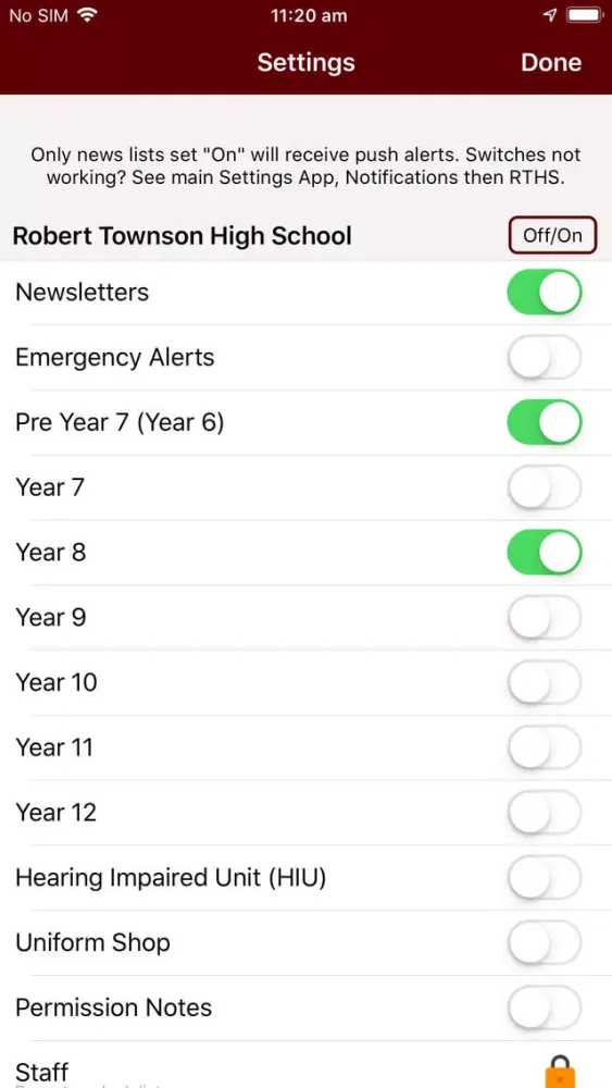 Robert Townson High School Screenshots