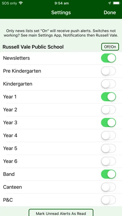 Russell Vale Public School स्क्रीनशॉट