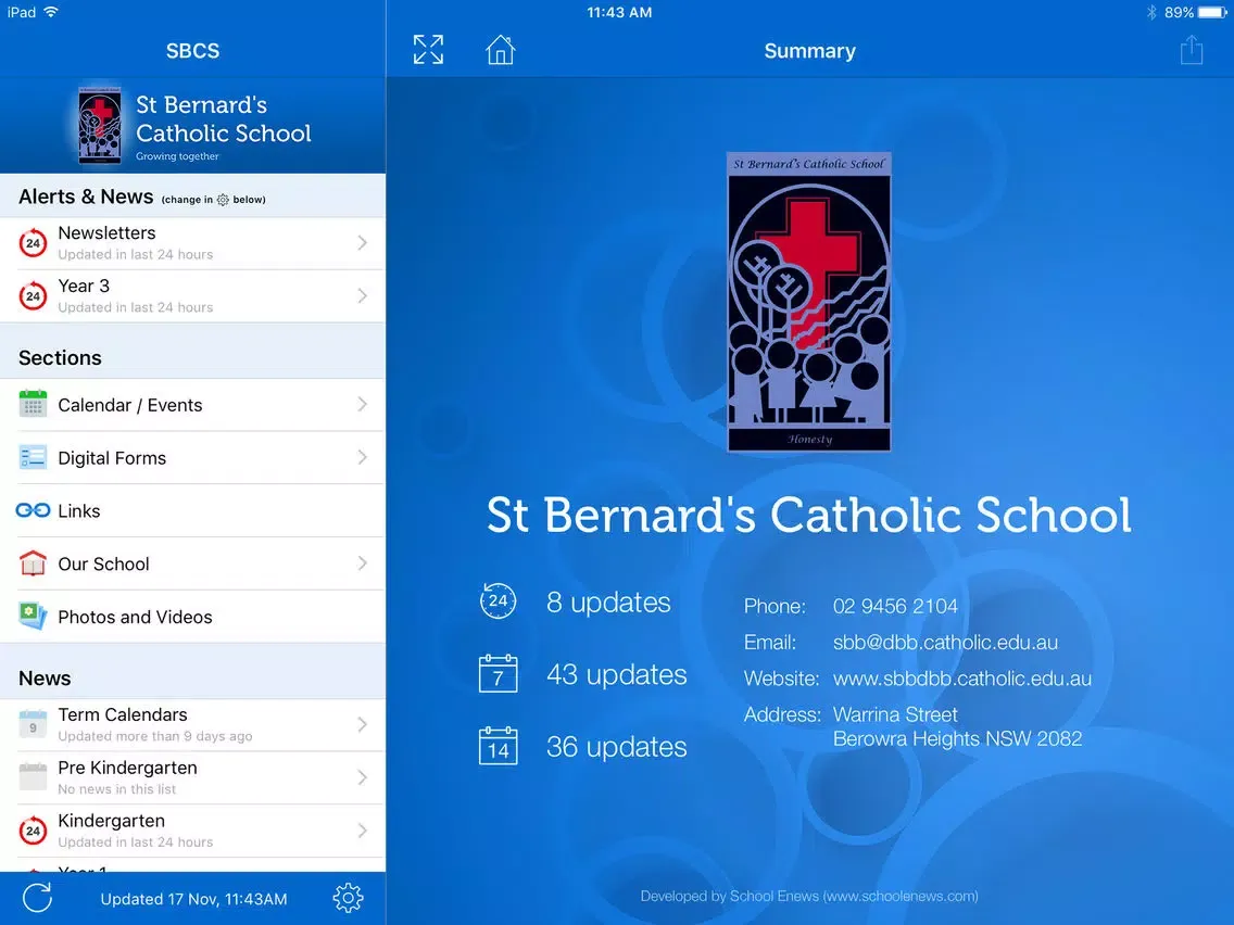 St Bernard's Catholic School iPad  স্ক্রিনশট