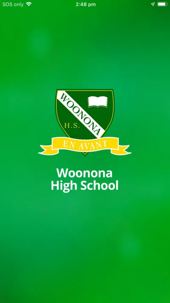Tangkapan layar Woonona High School - Enews