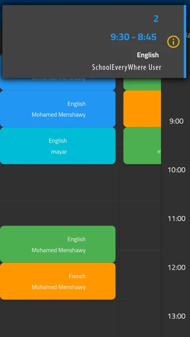 Capturas de tela do Harvard International School