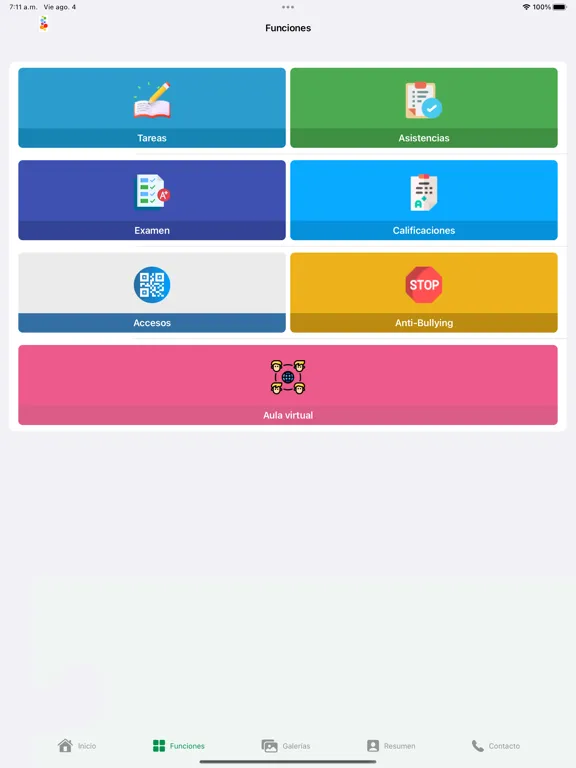 Capturas de pantalla de Instituto Growing iPad 