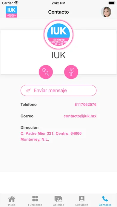 Capturas de pantalla de IUK