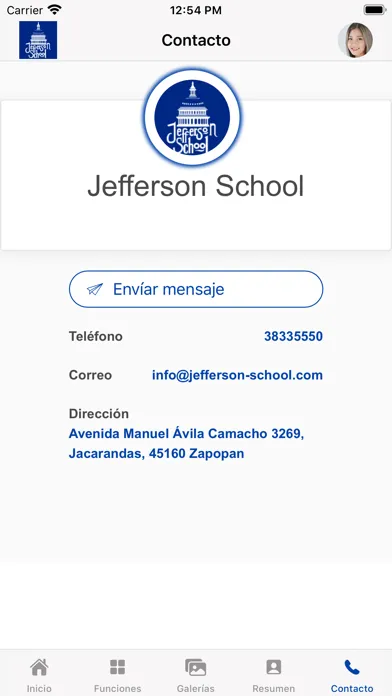 Screenshot di Jefferson School