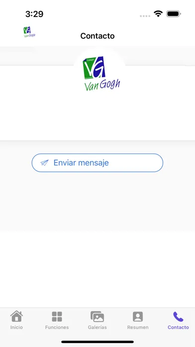 Tangkapan skrin Colegio Van gogh