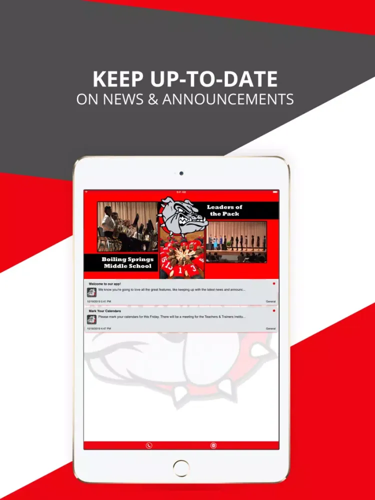 Скриншоты Boiling Springs Middle School iPad 