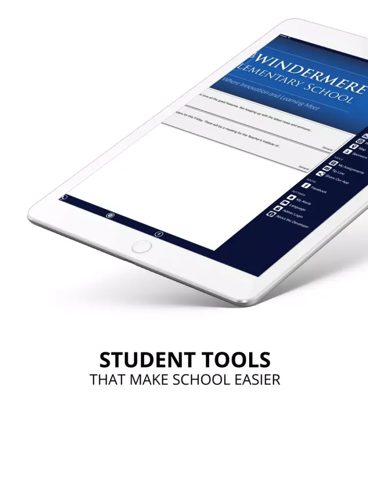 Capturas de pantalla de Windermere Elementary School iPad 