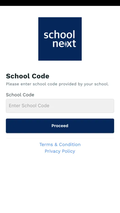 Captures d'écran de SchoolNext