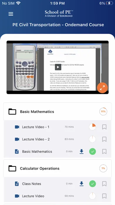 Ảnh chụp màn hình của School of PE Study Hub