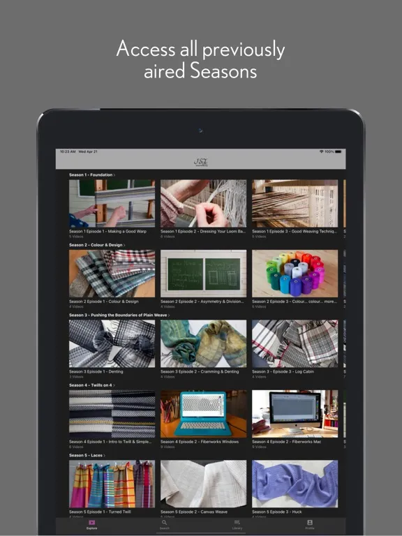 School of Weaving iPad 应用截图