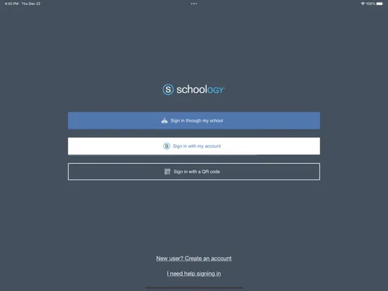 Schoology iPad  Screenshots