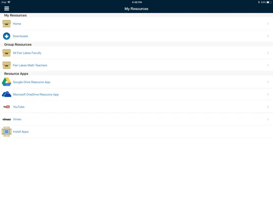 Schoology iPad  Screenshots