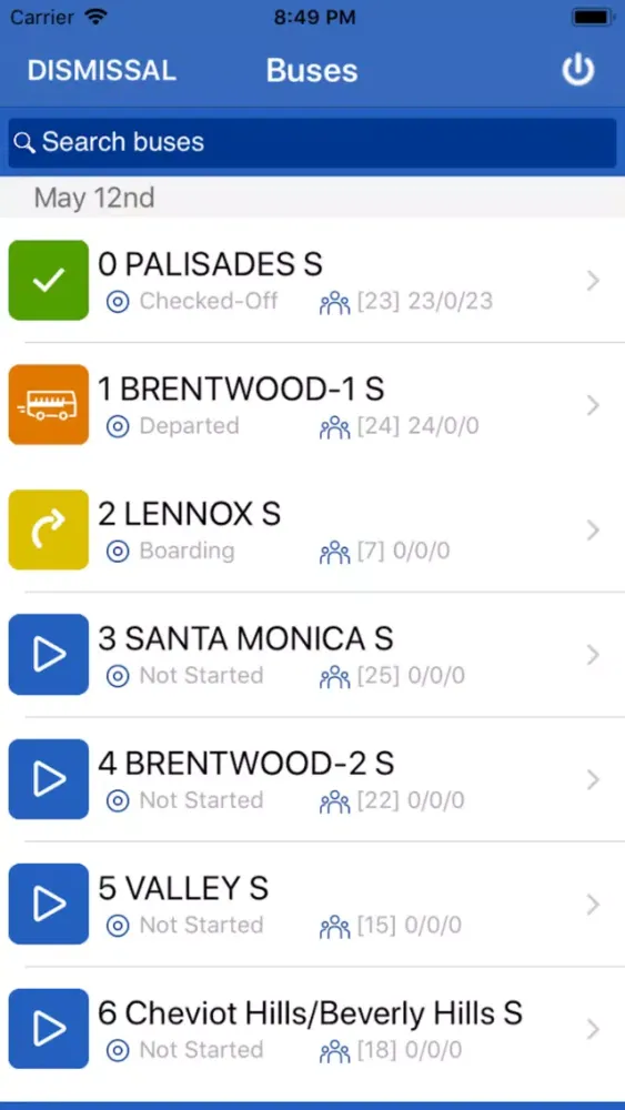 SchoolPass Staff Screenshots