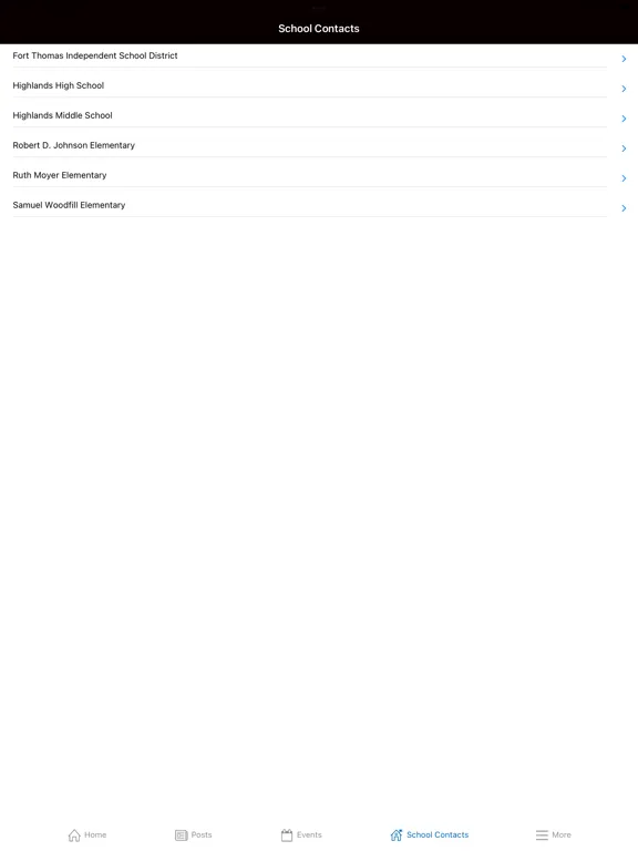 Fort Thomas ISD iPad  스크린샷